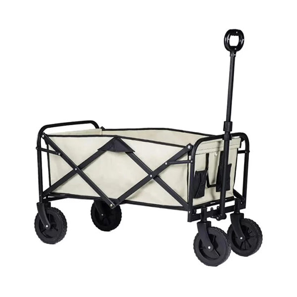 Mobileleb Outdoor Recreation Beige / Brand New Camping Cart Trolley Foldable - 11775