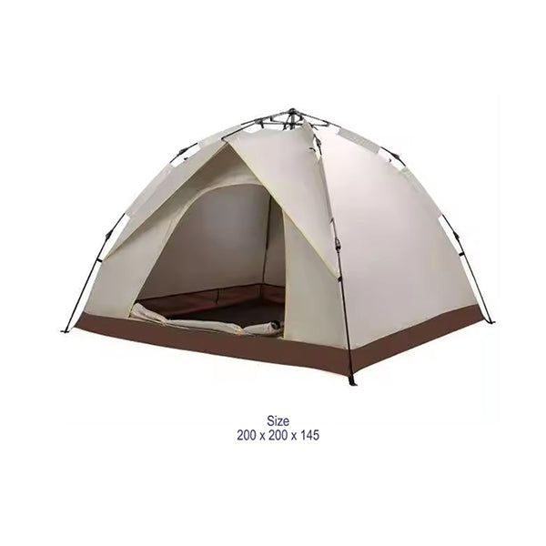 Mobileleb Outdoor Recreation Beige / Brand New Camping Tent Size: 200*200*145 - 16066