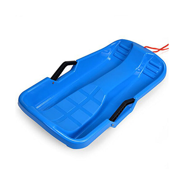 Mobileleb Outdoor Recreation Blue / Brand New Durable Plastic Winter Snow Sled 75cm