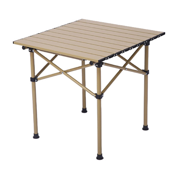 Mobileleb Outdoor Recreation Beige / Brand New Foldable Camping Aluminum Table Folding - 16061