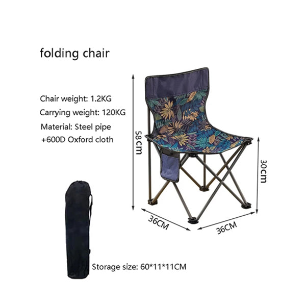 Mobileleb Outdoor Recreation Blue / Brand New Foldable Camping Chair - 16063