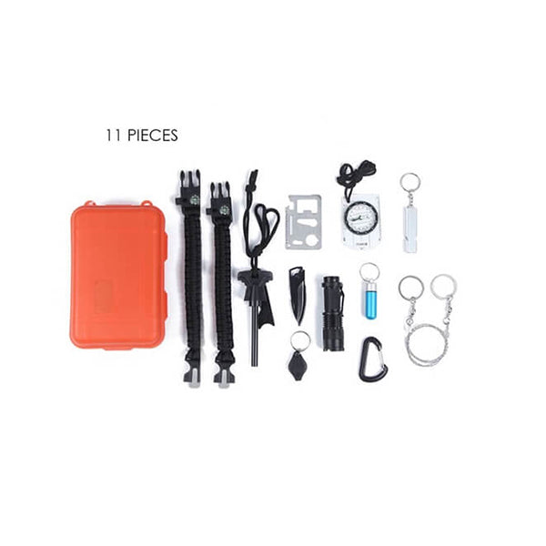 Mobileleb Outdoor Recreation Orange / Brand New Outdoor Survival Kit - 14119