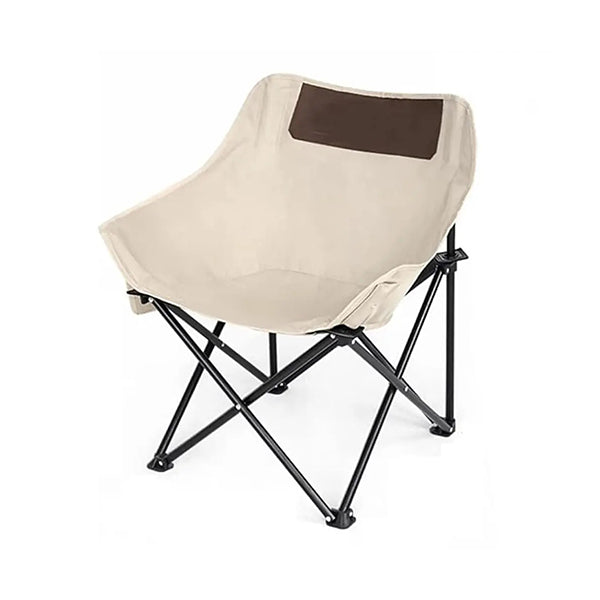 Mobileleb Outdoor Recreation Beige / Brand New Portable Camping Chairs Support 120KG - 11773