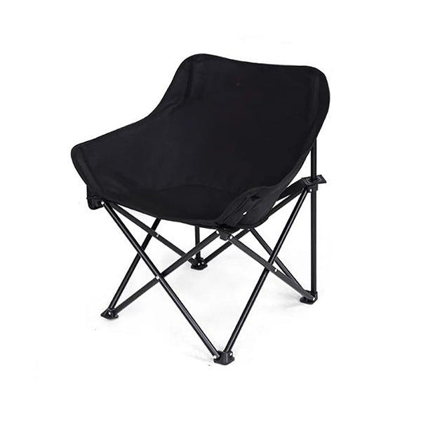 Mobileleb Outdoor Recreation Black / Brand New Portable Camping Chairs Support 120KG - 11773