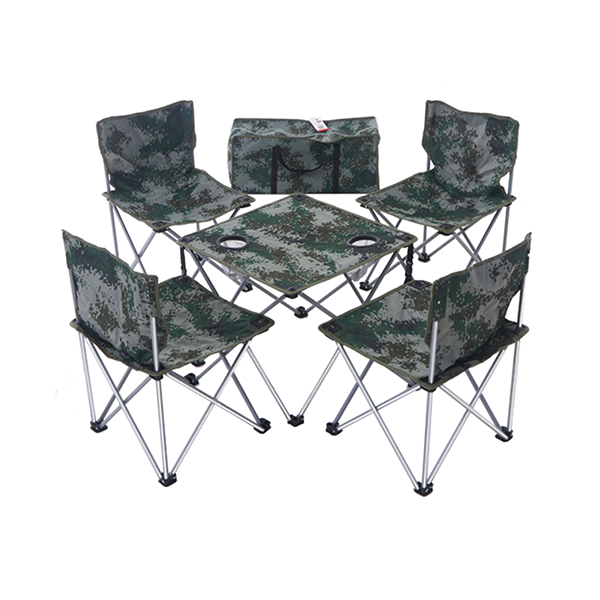 Mobileleb Outdoor Recreation Grey / Brand New Portable & Foldable Camping/ Picnic/ Outdoor Table & Chairs