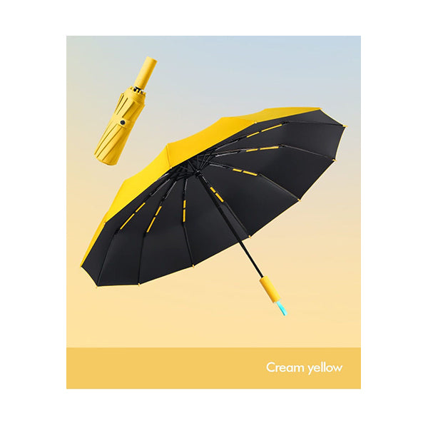 Mobileleb Parasols & Rain Umbrellas Yellow / Brand New 72 Bones High-quality Super Strong Double Umbrella Windproof Stormproof