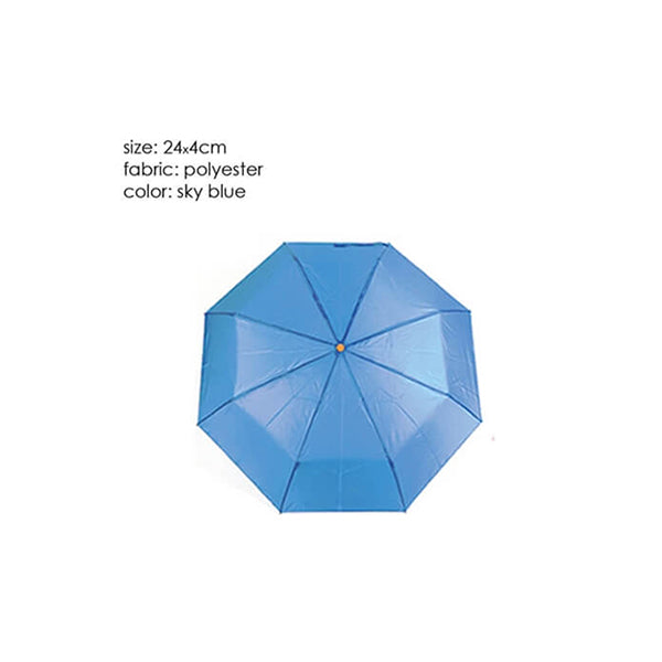 Mobileleb Parasols & Rain Umbrellas Umbrella, High-Quality Polyester Fabric, Manual Foldable Umbrella, Simple Solid Colors, Wooden Handle - 14410