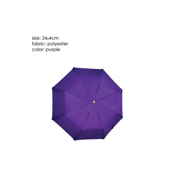 Mobileleb Parasols & Rain Umbrellas Umbrella, High-Quality Polyester Fabric, Manual Foldable Umbrella, Simple Solid Colors, Wooden Handle - 14410