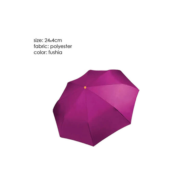 Mobileleb Parasols & Rain Umbrellas Pink / Brand New Umbrella, High-Quality Polyester Fabric, Manual Foldable Umbrella, Simple Solid Colors, Wooden Handle - 14410