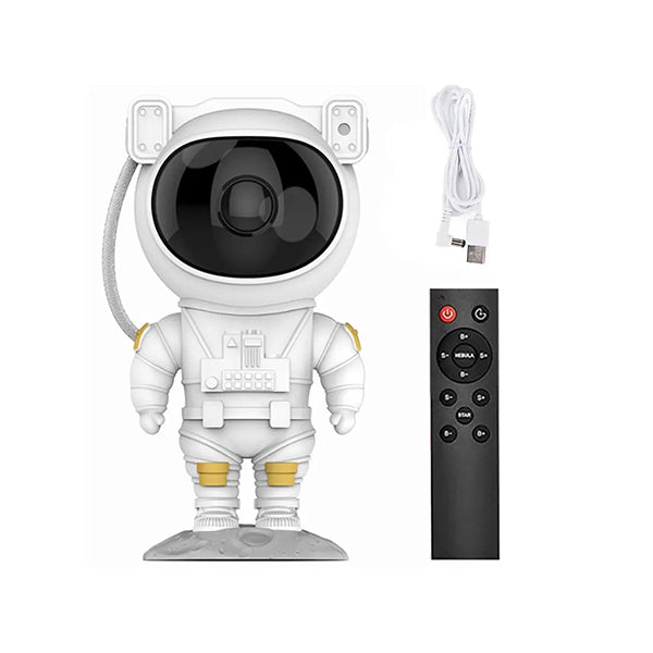 Mobileleb Party & Celebration White / Brand New Rechargeable Astronaut Galaxy Star Laser Projector with Remote Control and 360°Adjustable - 12386