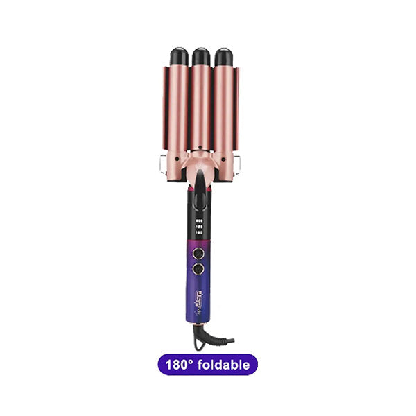 Mobileleb Personal Care Black/purple / Brand New DSP, Foldable Hair Curler Heat Up To 200C - 20247