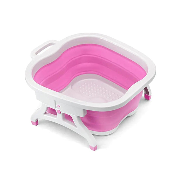 Mobileleb Personal Care Pink / Brand New Folding Foot Massage Basin Spa - 82487