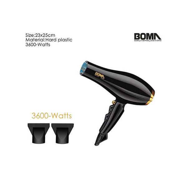 Mobileleb Personal Care Black / Brand New Hair Dryer - 3600W - 14048