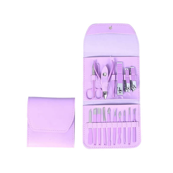 Mobileleb Personal Care Purple / Brand New Manicure Set and Nail Clipper Kit - 15621