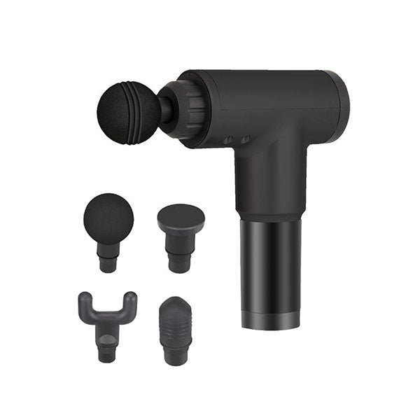 Mobileleb Personal Care Black / Brand New Massage fascial Gun, with 4 Massage Head, 6 Speeds - 95761