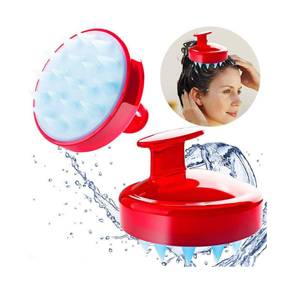 Mobileleb Personal Care Silicone Shampoo Brush Hair Scalp Massager Brush - 95959