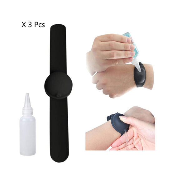 Mobileleb Personal Care Brand New Wristband Hand Sanitizer 3 Pcs Mixed Colors #03 - 95189