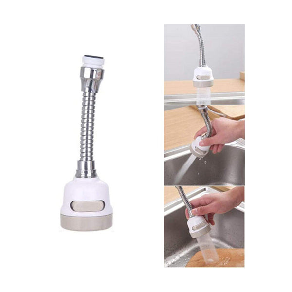 Mobileleb Plumbing Silver / Brand New Movable Kitchen Tap, Water Saving Device 360 Degree Rotary, with Hose - 94727