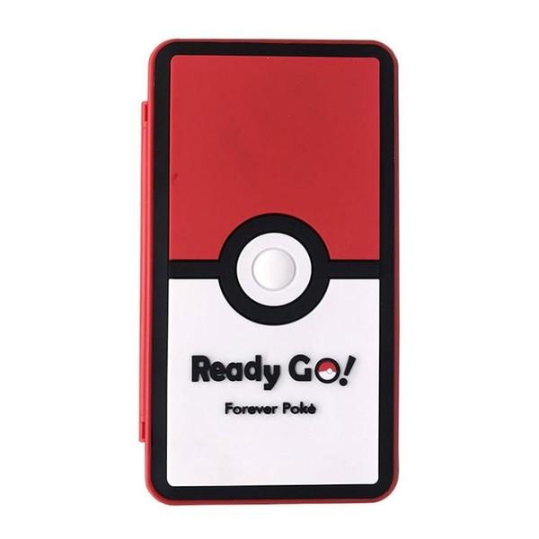 Mobileleb Brand New Pokeball 24 in 1 Magnetic Game Card Case Relief Pattern Storage Box Nintendo Switch/Lite