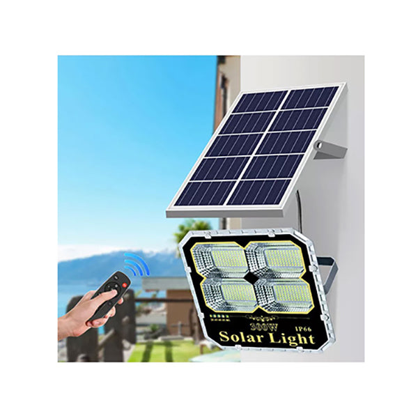Mobileleb Power & Electrical Supplies Brand New / 6 Months Solar Panel Waterproof Solar Flood Light With Remote Control - T-R300/3