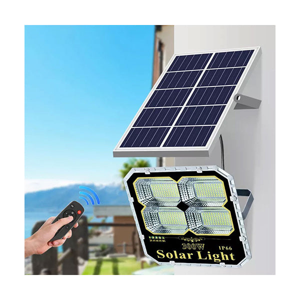 Mobileleb Power & Electrical Supplies Brand New / 6 Months Solar Panel Waterproof Solar Flood Light With Remote Control - T-R400/3