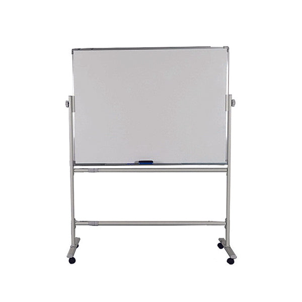 Mobileleb Presentation Supplies White / Brand New Wheeled Stand Whiteboard Magnetic Surface - ODB912