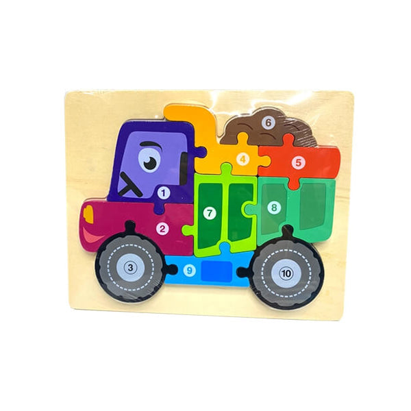 Mobileleb Puzzles Brand New 3D Wooden Puzzle, High-Quality Of Puzzle, Suitable For Girls And Boys - Truck - 15716T
