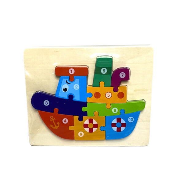 Mobileleb Puzzles Brand New 3D Wooden Puzzle, High-quality Puzzle, Suitable for Girls and Boys - Ship - 15716SH