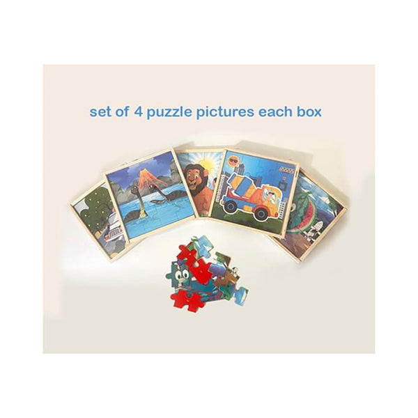 Mobileleb Puzzles Brand New Kids Puzzle, Puzzle for Kids, Suitable for Learning and Enjoying, Different Shapes and Colors - Dino - 13764D