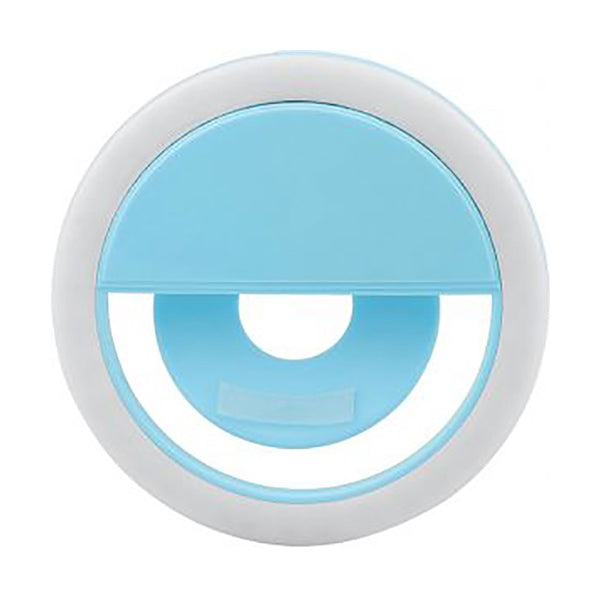 Mobileleb Blue / Brand New Selfie Ring Light Rechargeable for Mobile Phones