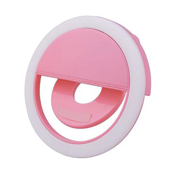Mobileleb Pink / Brand New Selfie Ring Light Rechargeable for Mobile Phones