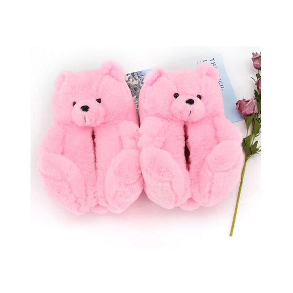 Mobileleb Shoes Brand New / Model-3 Big Teddy Bear Slippers - 98322, Available in Different Colors