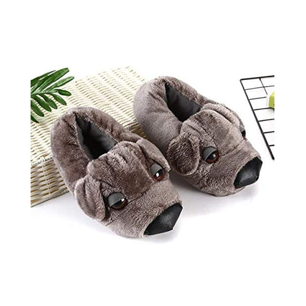 Mobileleb Shoes Grey / Brand New Love Warm Indoor Plush Slippers - 98311, Available in Different Colors
