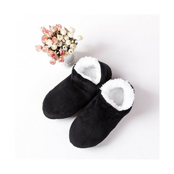Mobileleb Shoes Black / Brand New Men Home Indoor Slippers Socks Soft Thick - 97402, Available in Different Colors