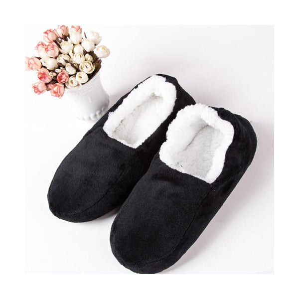 Mobileleb Shoes Black / Brand New Men Home Indoor Slippers Soft Thick - 97403, Available in Different Colors