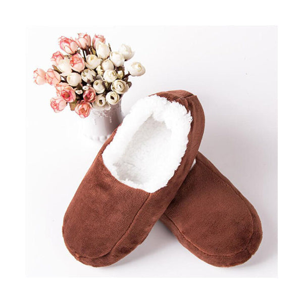 Mobileleb Shoes Brown / Brand New Men Home Indoor Slippers Soft Thick - 97403, Available in Different Colors