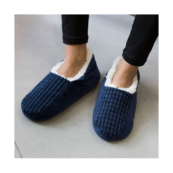 Mobileleb Shoes Navy / Brand New Men Home Indoor Slippers Soft Thick - 97404, Available in Different Colors