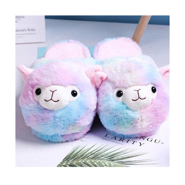 Mobileleb Shoes Brand New / Model-3 Ultra Fluffy Alpaca Slippers - 98309, Available in Many Colors