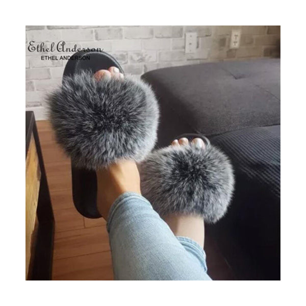 Mobileleb Shoes Women’s 30mm Faux Fur Home Slippers - 97360, Available in Many Colors