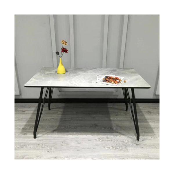 Mobileleb Tables White / Brand New Marble Dining Table Rectangle - 2023-9616