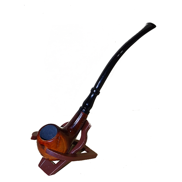 Mobileleb Tobacco Products Brand New / Model-5 Classic Wooden Pipe (Solid Surface)