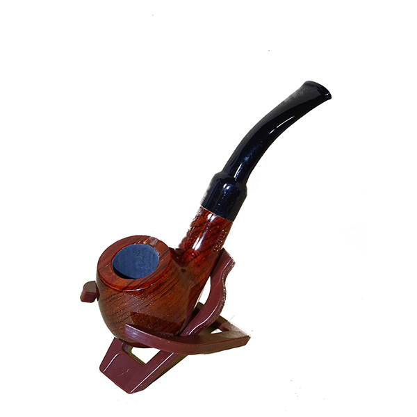 Mobileleb Tobacco Products Brand New / Model-10 Classic Wooden Pipe (Solid Surface)
