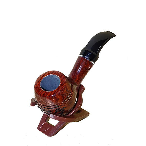 Mobileleb Tobacco Products Brand New / Model-3 Classic Wooden Pipe (Textured Surface)