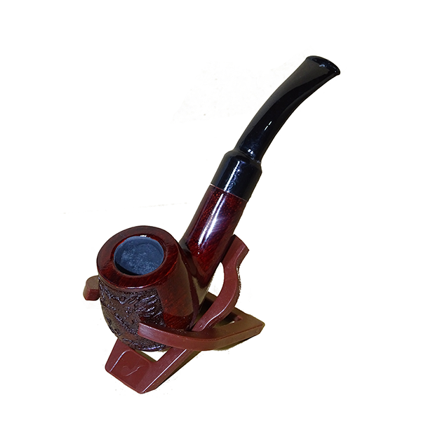Mobileleb Tobacco Products Brand New / Model-7 Classic Wooden Pipe (Textured Surface)