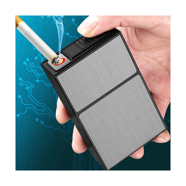 Mobileleb Tools Cigarette Case with Electric Lighter JD-YH093 - 98618