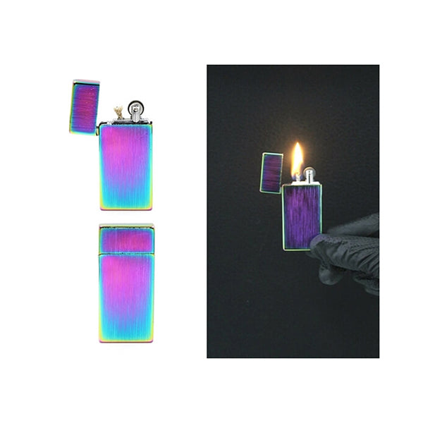 Mobileleb Tools Rainbow Blue / Brand New Lighter, Gasoline Match Lighter, Metal Lighter - 15009