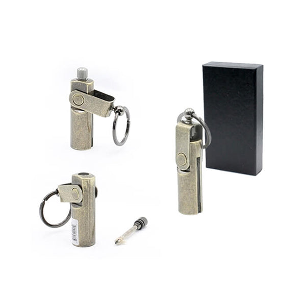 Mobileleb Tools Silver / Brand New Lighter, Gasoline Match Lighter, Metal Lighter, Keychain Lighter - 15005