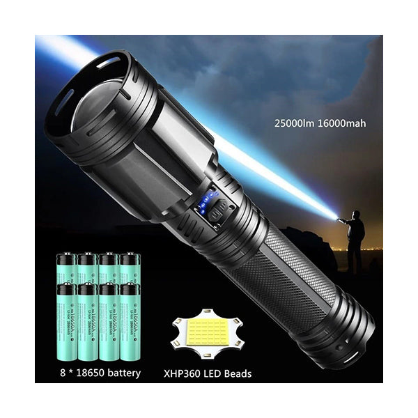 Mobileleb Tools Black / Brand New Most Powerful Hunting or Camping Zoomable Flashlight