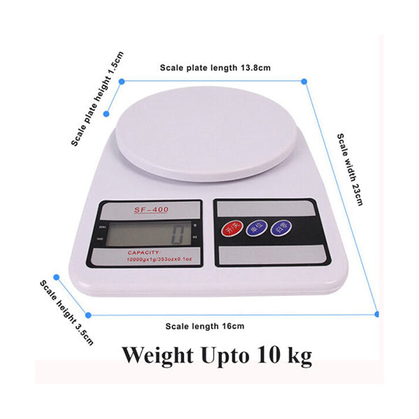 Digital Kitchen Scale Smart Digital Scale Precision Electronic Scale  Stainless Steel Weighing Table Tops, Tare Function, 5kg/11lbs,  Multifunctional Fo