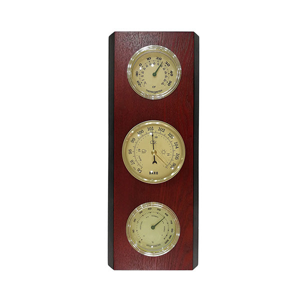Mobileleb Tools Brown / Brand New Woodpecker Thermometer Barometer Hygrometer 36 x 14 cm - 219